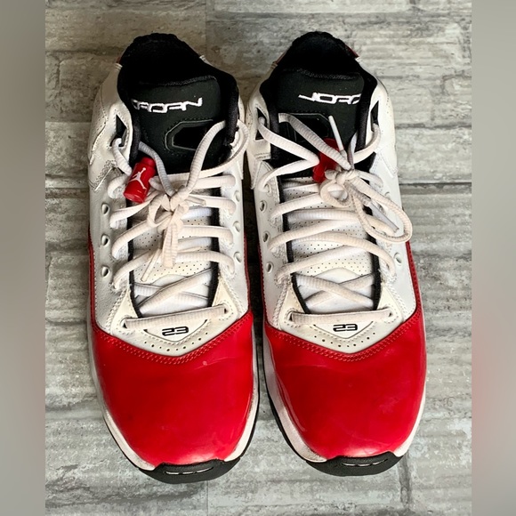 JORDAN B’LOYAL GS ‘WHITE GYM RED’ BOY’S SNEAKERS - Picture 5 of 7